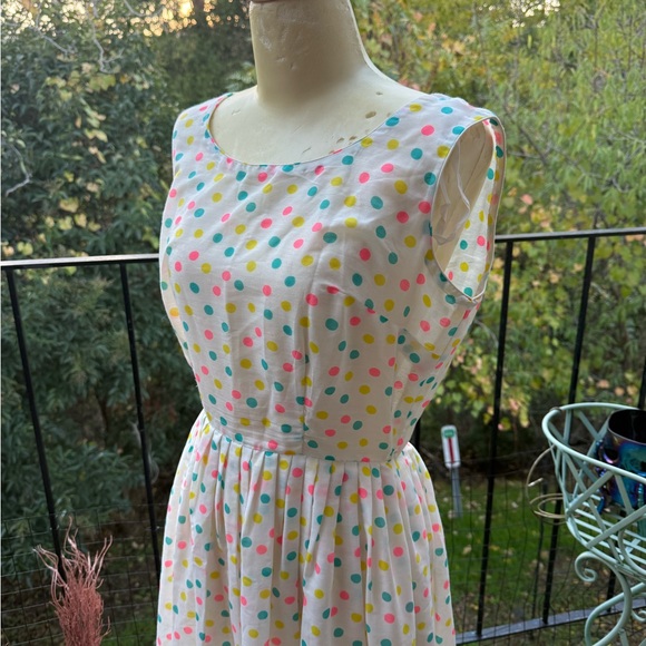 Vintage 1950’s Polka Dot Party Dress - Picture 8 of 8